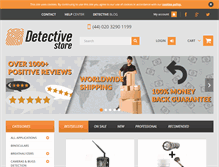 Tablet Screenshot of detective-store.com